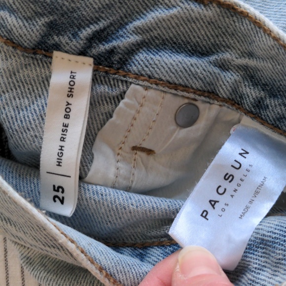 Pacsun Highrise Boy Shorts 25 - Picture 3 of 4